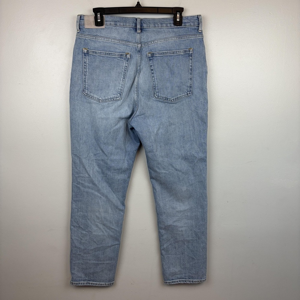 Everlane Jeans Womens 31 Light Blue Wash Way High Slim‎ Crop High Rise Denim - Picture 2 of 10